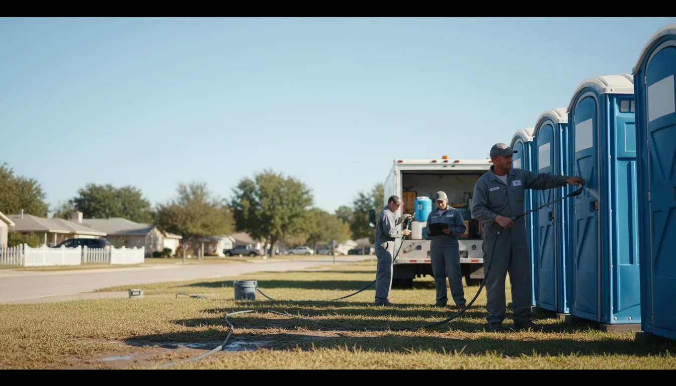 Long-Term Portable Toilet Rental in Farmersville, OH near me